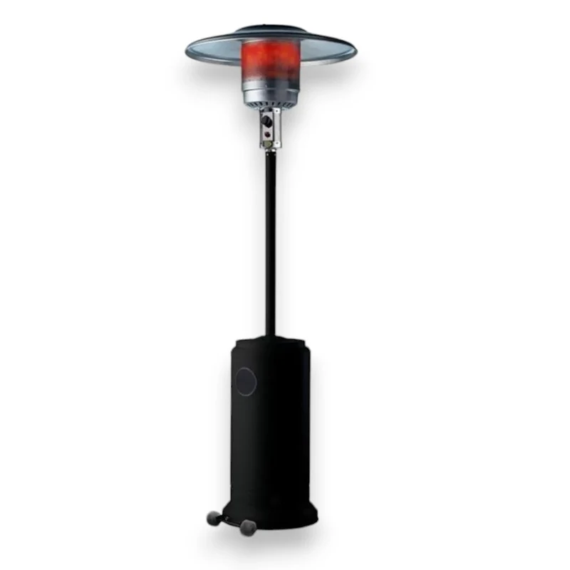 Stufa a gas fungo per esterno in alluminio con diametro 81xH221 cm