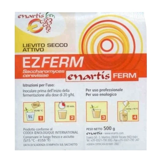 lievito per vinificazione 'ezferm' 50 gr