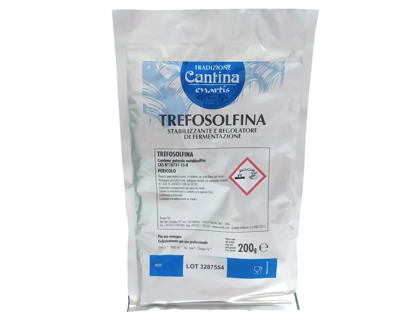 stabilizzante e regolatore della fermentazione 'trefosolfina' 200 gr