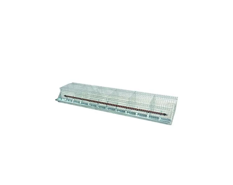 gabbia per conigli ingrasso sei fori cm 183x40x30h