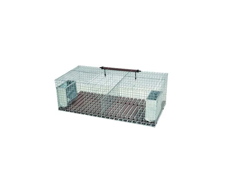 gabbia per conigli fattrici quattro fori cm 200x50x34h