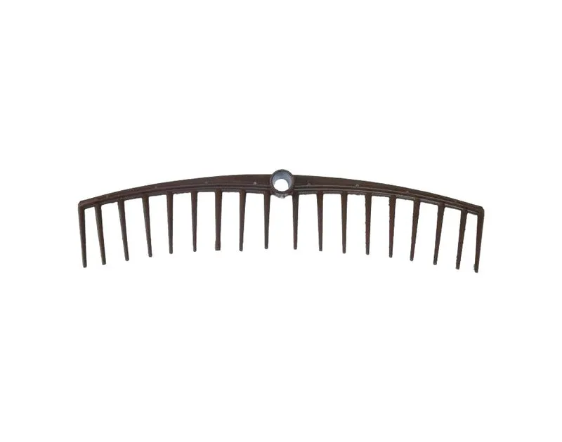rastrello da fieno curvo pp 18 denti (57 cm)