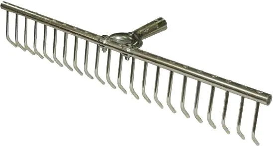 rastrello da fieno falci in alluminio 20 denti (62 cm)