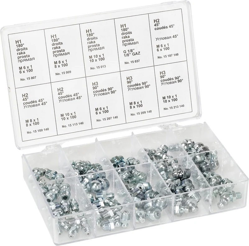 assortimento ingrassatori 70 pezzi