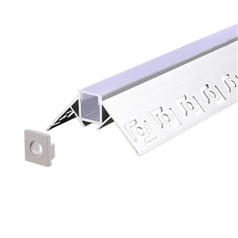 canalina per strip led '5165' 12x22 mm - barra 2 mt