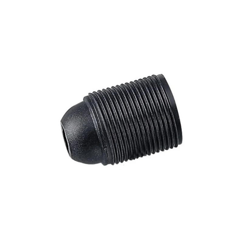 portalampada filettato e14 colore nero