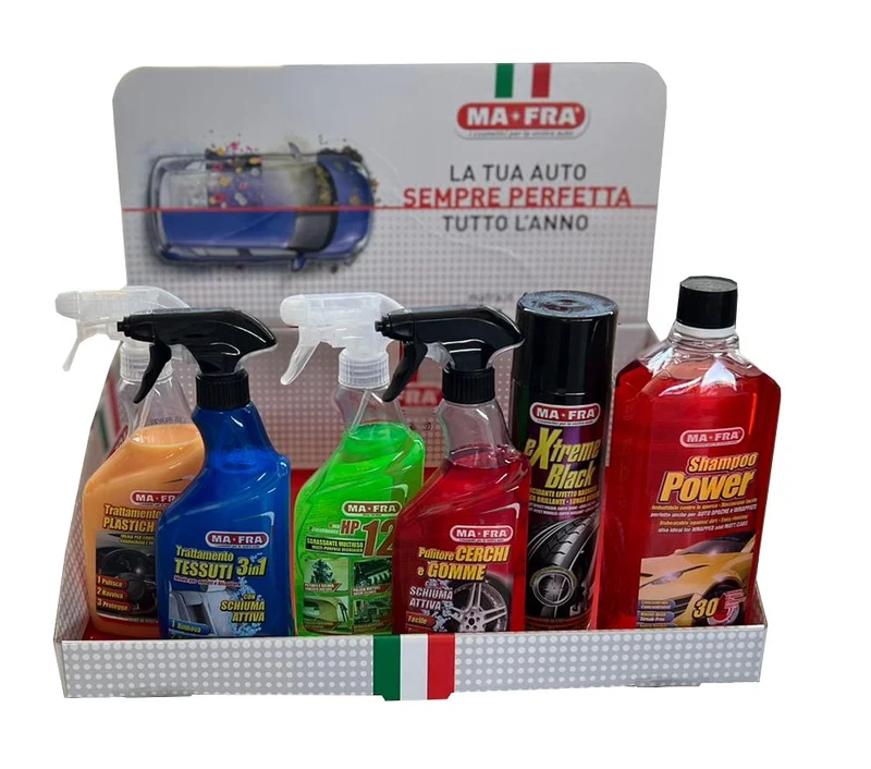 espositore da banco completo ma-fra 72 pezzi