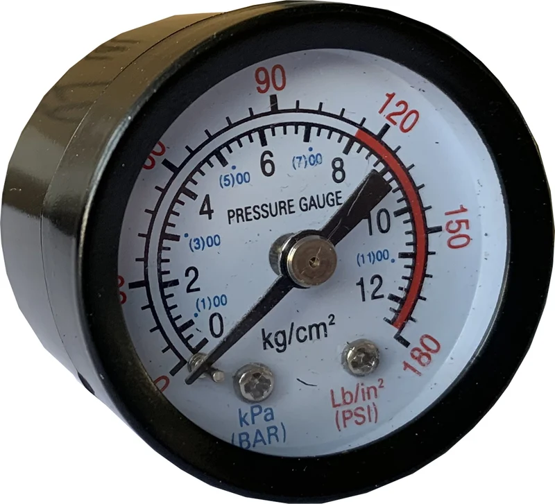 manometro di ricambio per compressore 6 lt ideal star 50 mm - per codice 0077002