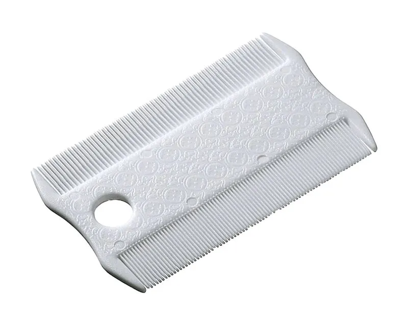 pettine antipulci doppio per cani e gatti cm 8,5x5,2x0,3h