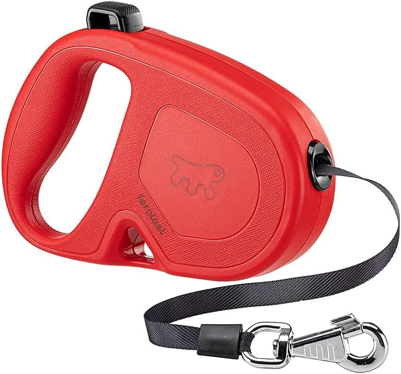 guinzaglio per cani 'flippy one' 5 mt, per cani fino a 20 kg - col. nero