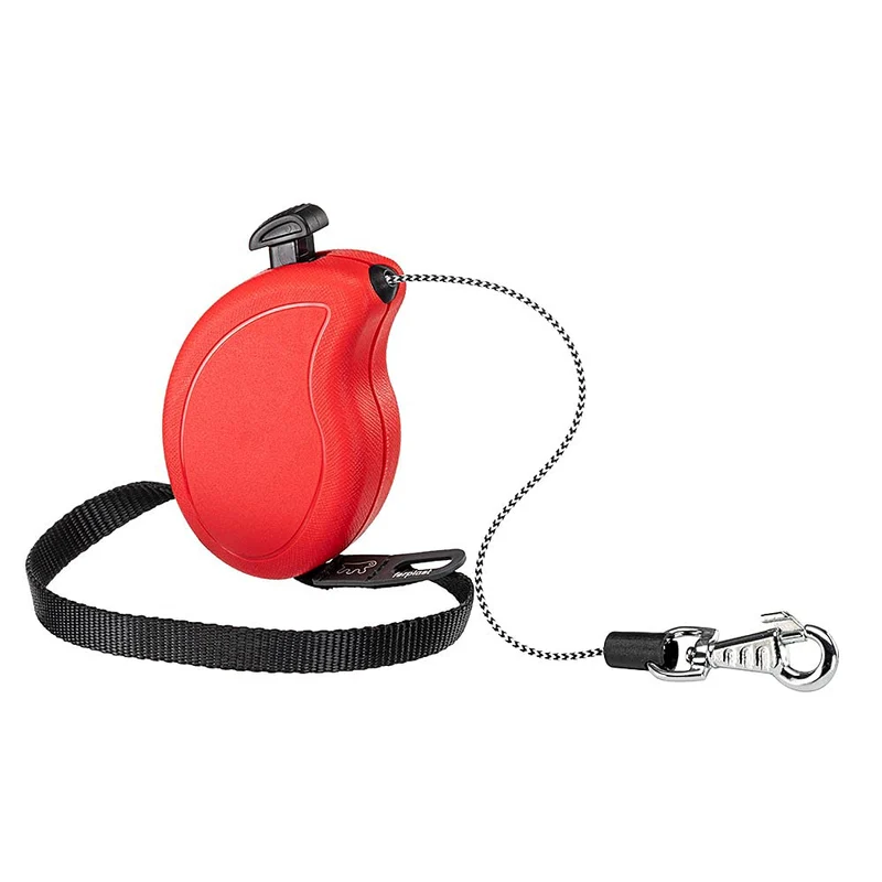 guinzaglio per cani e gatti 'flippy one mini' col. rosso