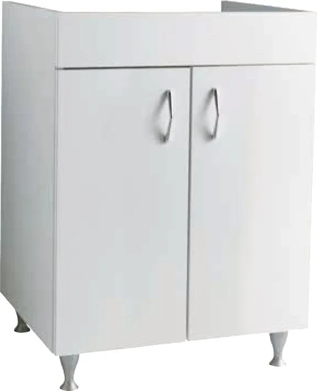 mobile universale per lavatoio cm p. 60 x l. 60 con piedi