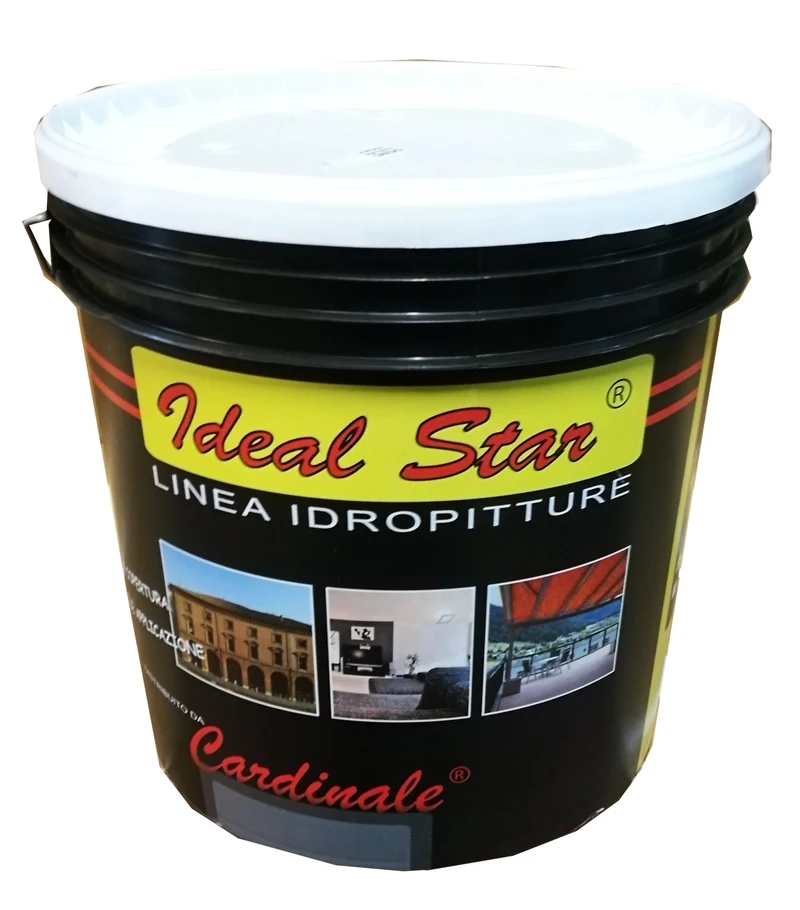 pittura acrilica per tetti ideal star 20 kg - rossa