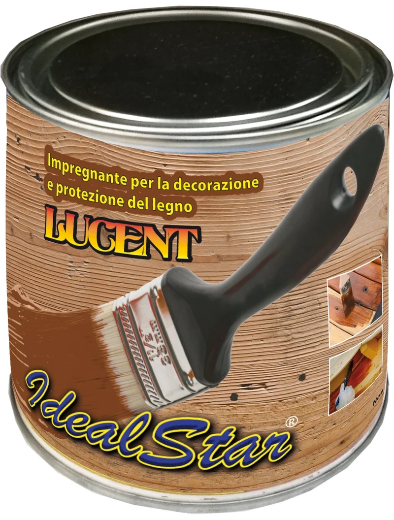 impregnante a solvente 'lucent' ideal star 0,75 lt - douglas