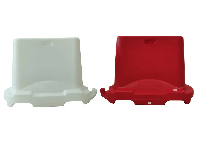 barriera stradale impilabile cm 100x40x70h - col. rosso
