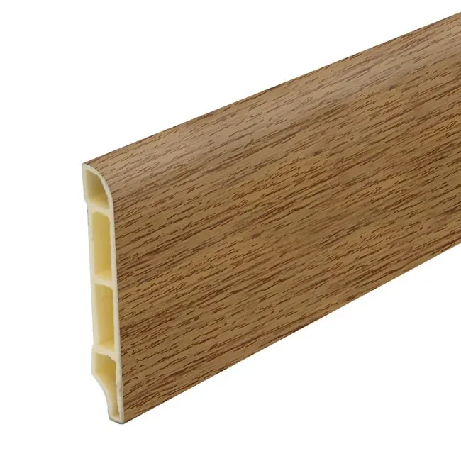 battiscopa per pavimento in spc colore rovere naturale
