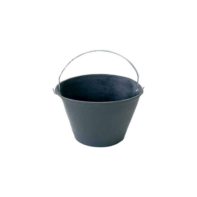 secchio muratore 8 lt colore nero