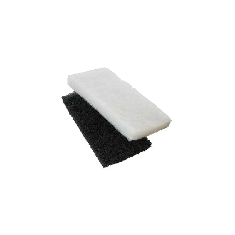 ricambio tampone in fibra 25x12 cm - nero