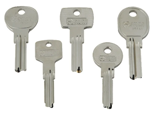 assortimento chiavi 'city iii' - 1485 chiavi per porta in ottone + espositore