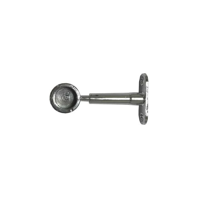 reggitubo laterale chiuso tondo ø 18 mm - cromato