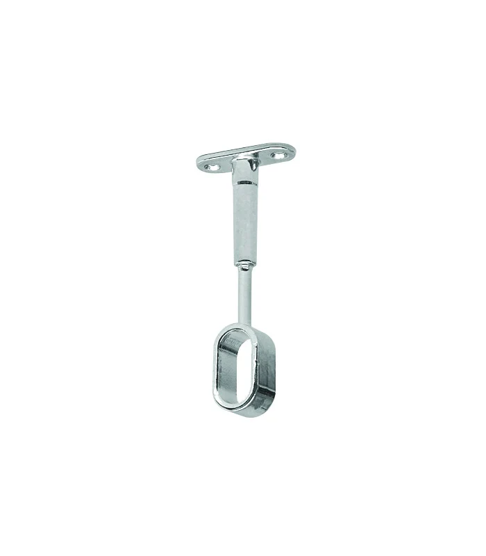 reggitubo laterale chiuso ovale 15x30 mm - ottonato