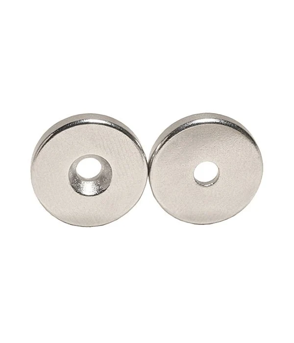 bottone magnetico 20x3 mm con foro svasato