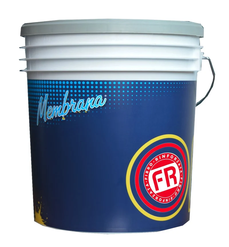 guaina liquida colorata fibrata 'membrana' 5 kg - col. rossa