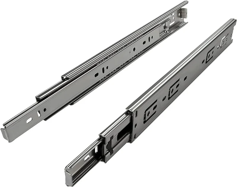 guide per cassetti a estrazione totale con chiusura soft 45 cm