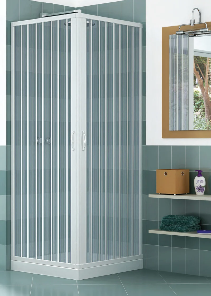 box doccia 2 lati 70/80x80/90 cm - h. 185