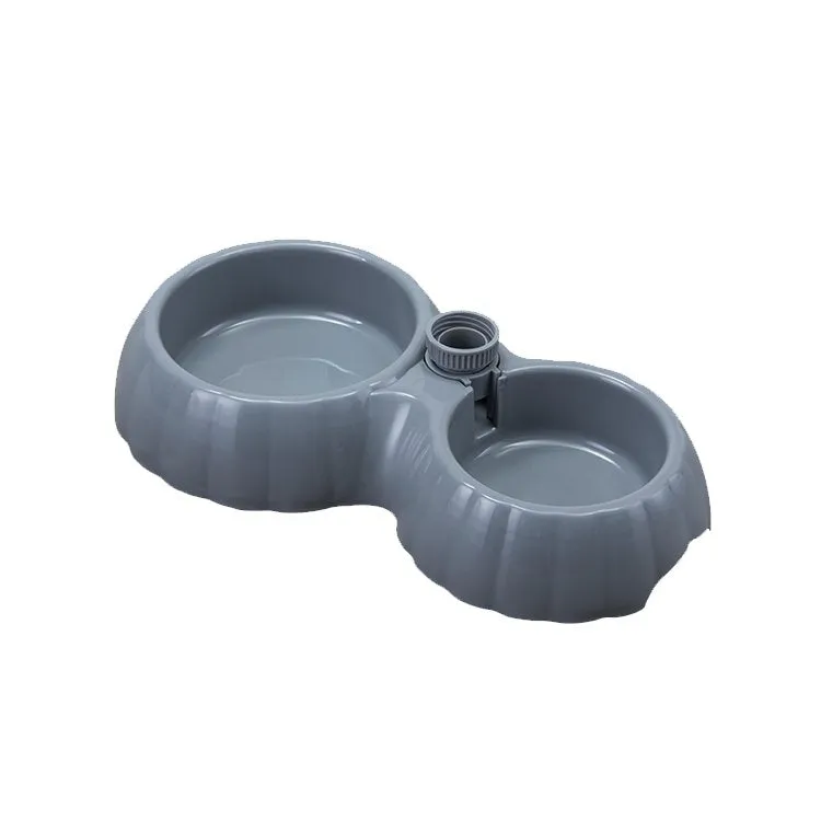 ciotola doppia con distributore acqua ideal star cm 31,5x18x6,6h