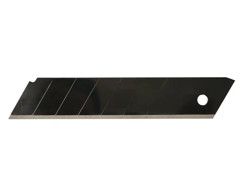 lama nera di ricambio per cutter professionale ideal star 125x25x0,7mm - confezione 10 pezzi