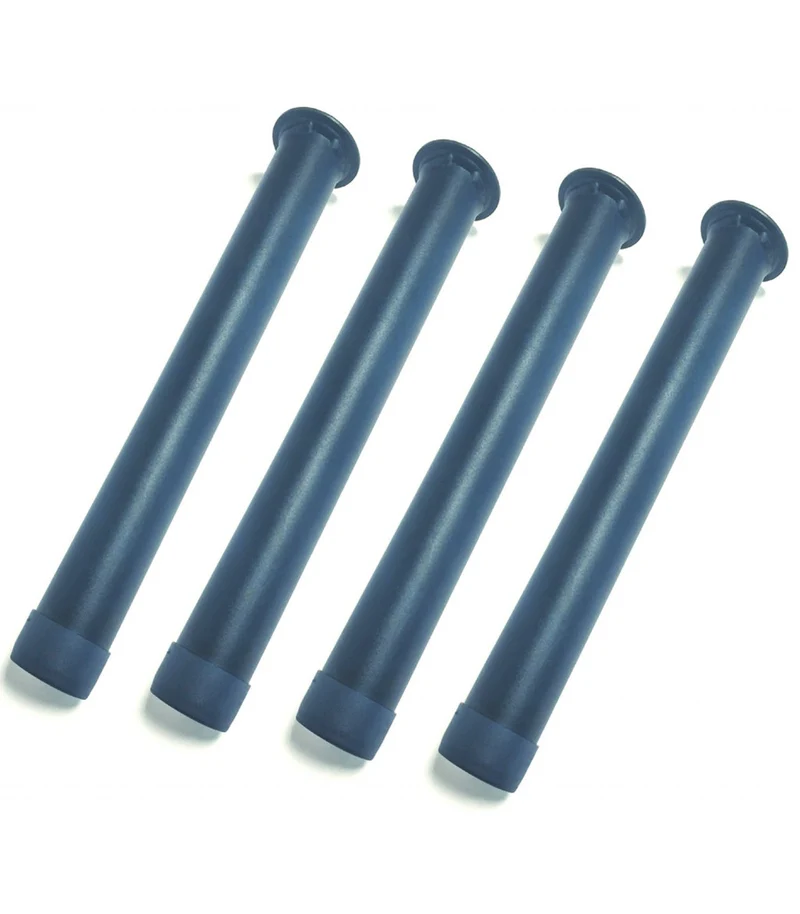 kit piedi in metallo per letti ø 50 mm - h 400 mm - conf. 4 pezzi