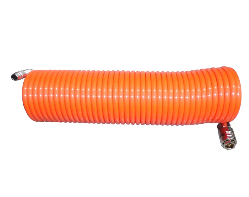 tubo a spirale con raccordi rapidi ideal star ø 6x8 mm - 10 mt