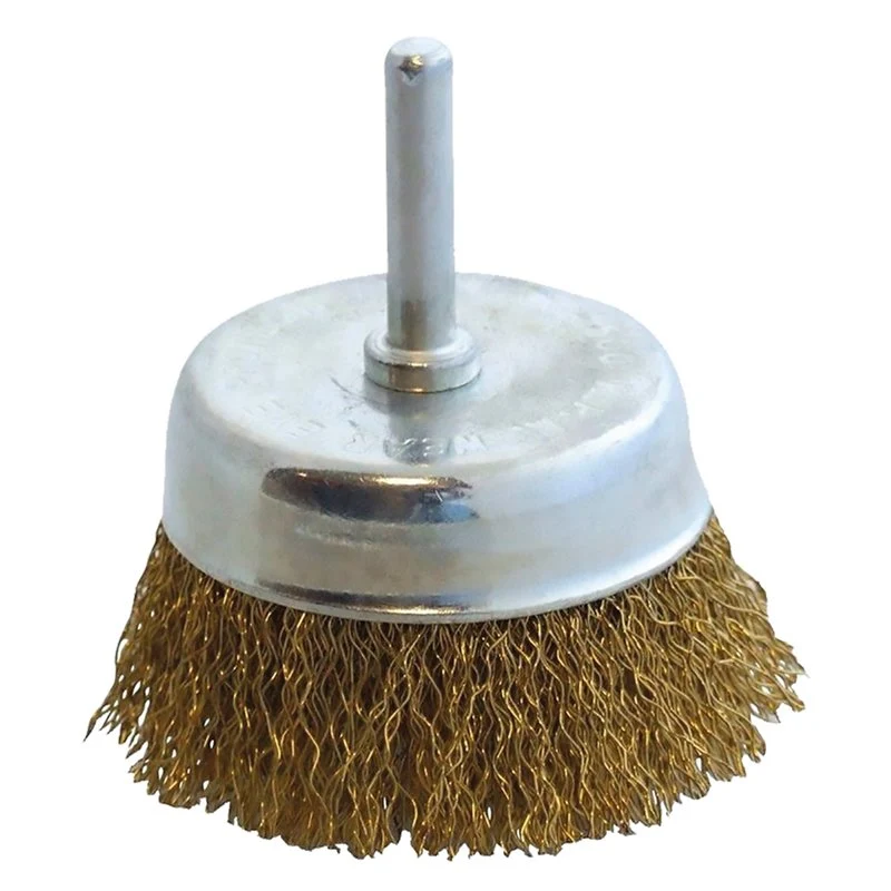 spazzola a tazza ideal star con gambo ø 70 mm