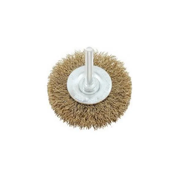 spazzola circolare ideal star con gambo ø 50 mm