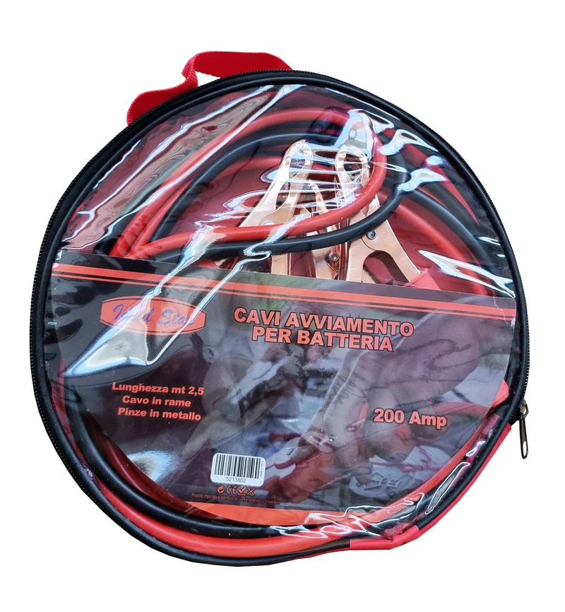 cavi avviamento per batteria ideal star 400 amp