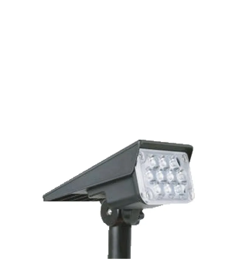 faretto solare a led ideal star 4w - colore nero