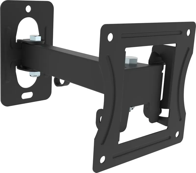 supporto a parete per tv due snodi '13-28' per schermi da 13" a 28"