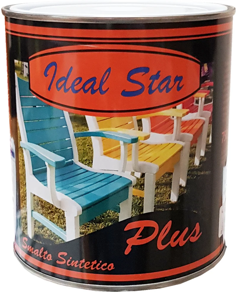 smalto 'plus' ideal star 0,750 lt - bianco perla
