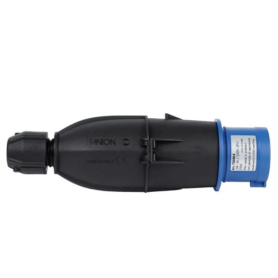 adattatore convertispina spina 2p+t 16a 230v cee - presa schuko 10/16a 230v