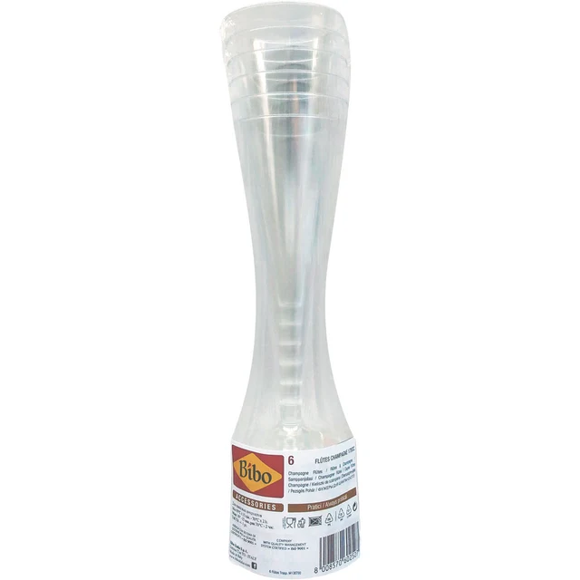 Set 6 calici Flute 170cc
