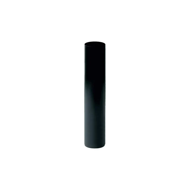 Tubo per stufa a legna in acciaio al carbonio nero Ø120 mm lunghezza 100 cm spessore 2 mm