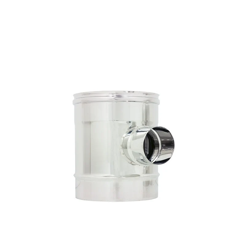 Raccordo INOX 304 a T 90° Rid. mm 100"M"