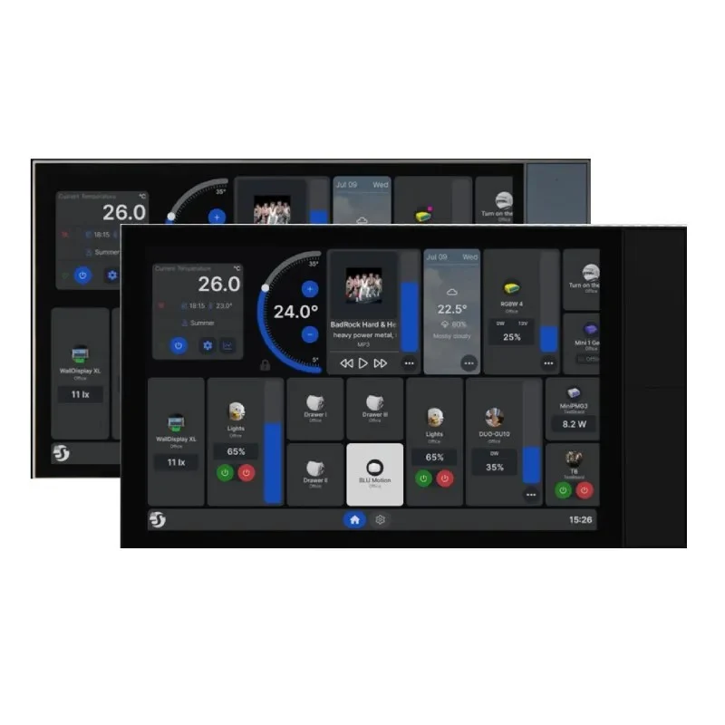 Shelly Wall Display XL Silver - Pannello Touch 10"