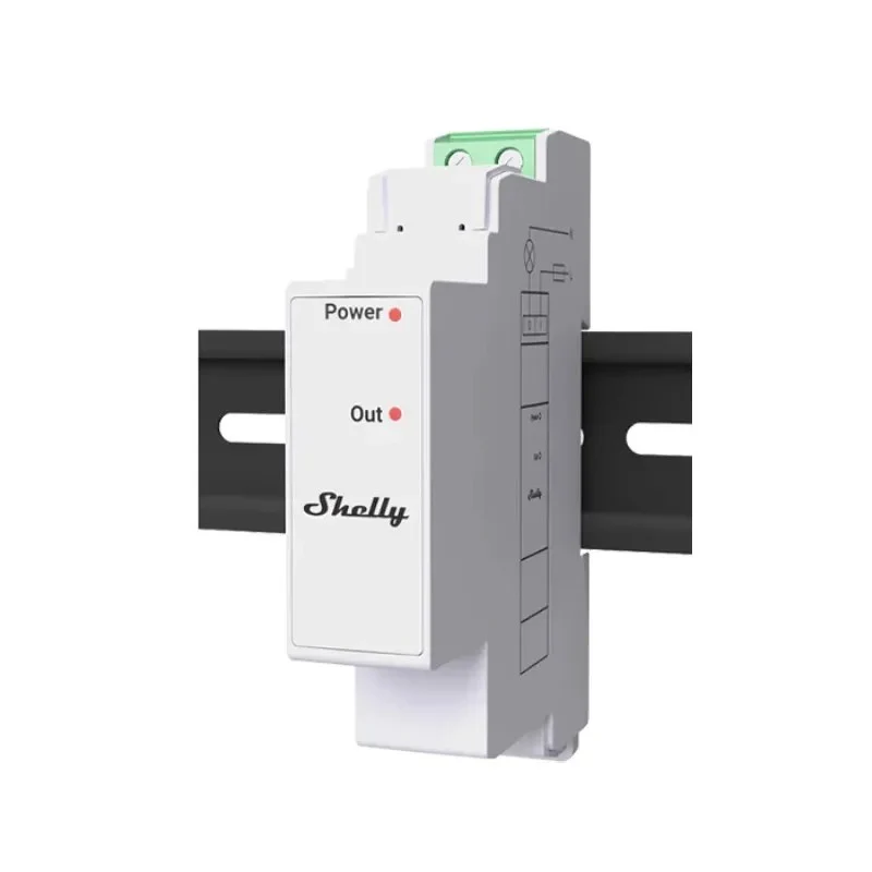 Shelly Pro 3EM Switch Add-on - Modulo Relè DIN