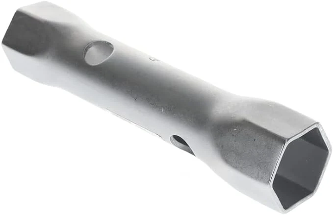 serie chiavi a tubo doppia 6 pezzi - mm 8x9÷16-17