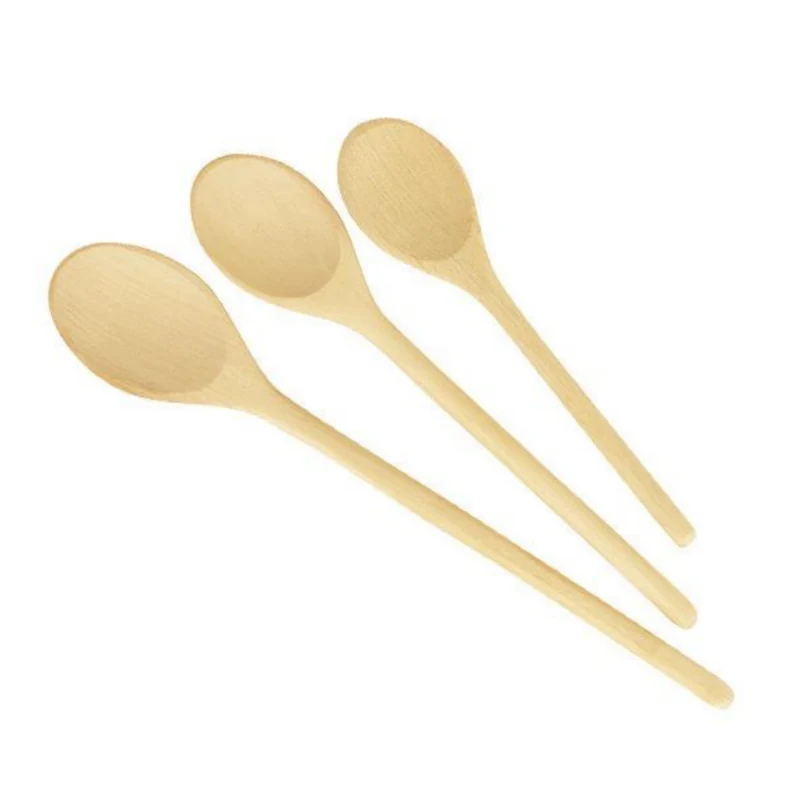 set 3 cucchiai ovali 'woody' 20 cm - 25 cm - 30 cm