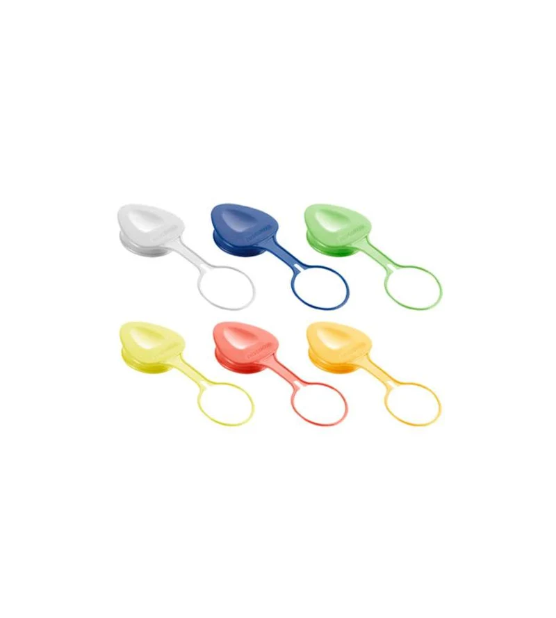 tappo in plastica con collare 'presto' 9 cm - 6 pezzi