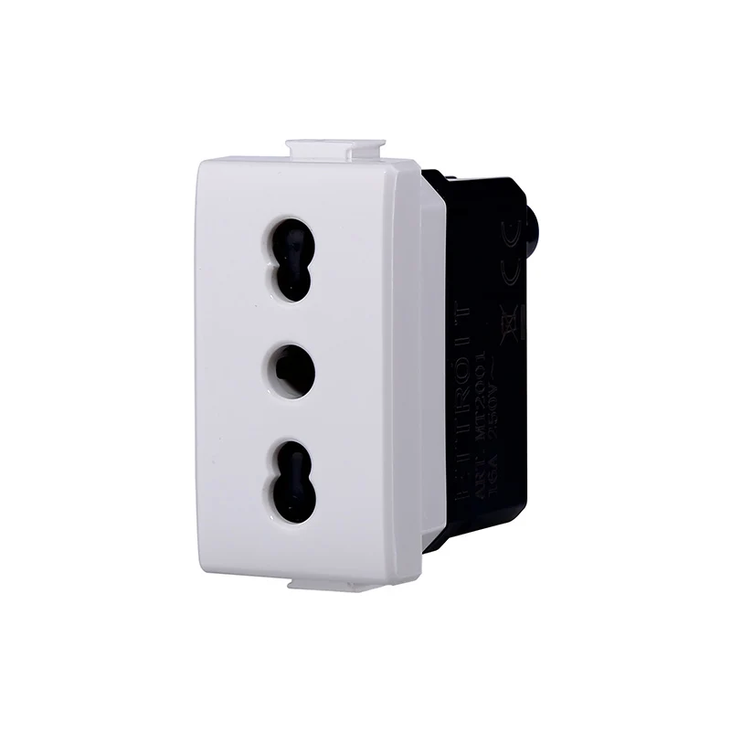 presa bivalente 'solar' 10/16a 250v - 2p+t