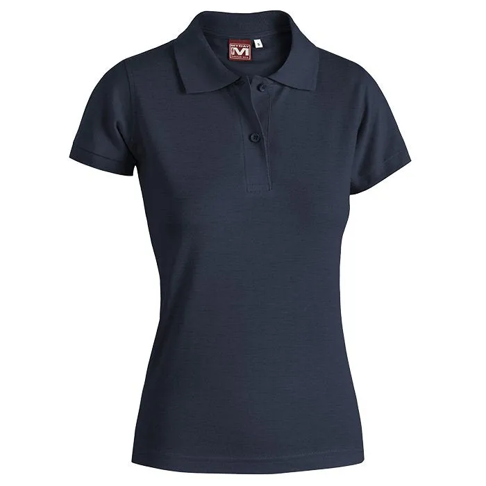 polo da donna blu tg. l